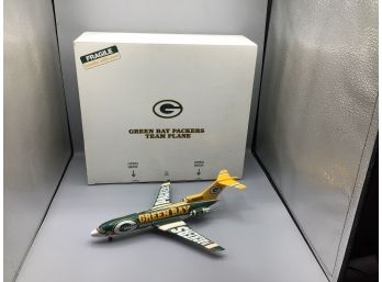 Danbury Mint - NFL Green Bay Packers Boeing 727-100 Team Plane Metal Die Cast Model - Box Included