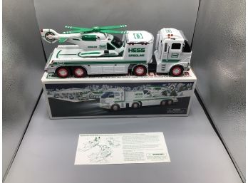2006 Hess Toy Truck And Helicopter - Box Included