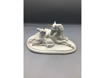 1987 The Franklin Mint - The Protector Of The Innocence -fine Porcelain Hand Crafted Figurine By David Cornell