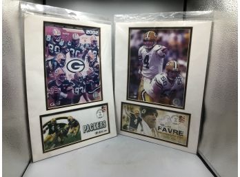 2002/2003 Green Bay Packers Poster Boards - 2 Total