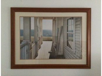'Serenity' By Daniel Pollera Framed Offset Lithograph