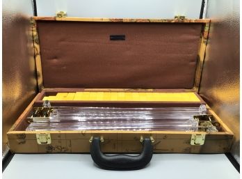 Mah Jong Maven Vintage Game Set In Map Travel Box