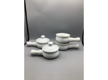 Everything Kitchen Professional Grade Bakeware - Set Of Four Lidded Pots