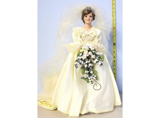 20' The Princess Diana Porcelain Bride Doll (032)