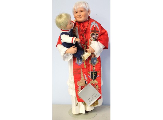16.5' Pope John Paul II 'Bless The Children' Porcelain Doll (023)