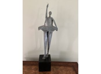 Metal Ballerina Figurine