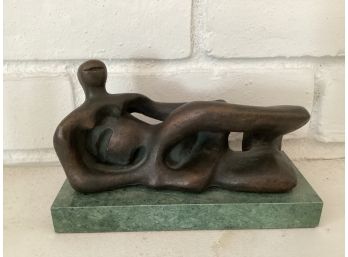 Henry Moore 'Reclining Figure' Alva Museum Replicas Inc. Detroit Institute Of Arts Figurine