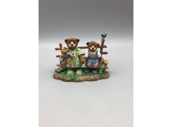 Fitz And Floyd Inc. Honey Bourne Hollow 27/106 'Old Friends Are The Best Friends' Figurine