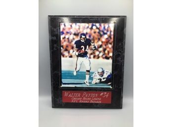 Walter Payton Chicago Bears Legend Photo Plaque