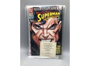 Superman Comic Books Signed By Jerry Ordway - Set Of Three
