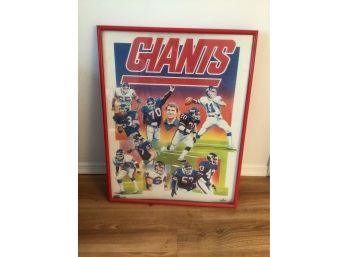 New York Giants 1986 Framed Poster