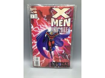 X-Men Unlimited #2 Comic Book Signed By Jan Duursema & James Palmiotti With Letter Of Authenticity