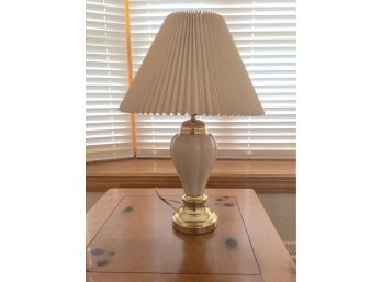 Ceramic & Gold Tone Elegant Table Lamp