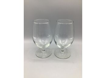 Short Stem Drinking Glasses - Set Of Two
