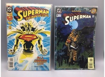 Superman Vintage Comic Books - Set Of Three Books