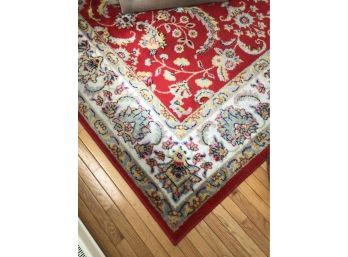 Richmond Red-Ivory Area Rug 7'10' X 10'2'