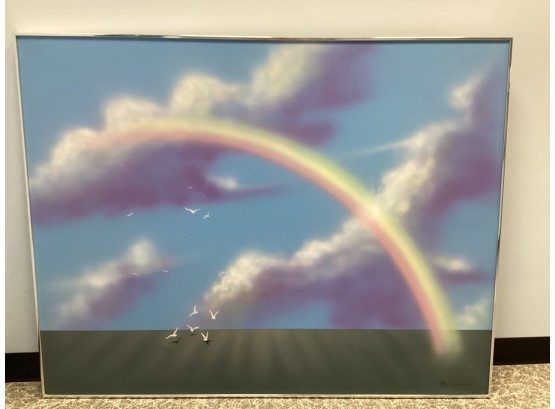 Mel London Rainbow Painting