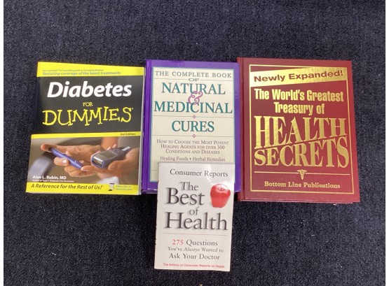 Health Themed Books - Assorted Set Of 4