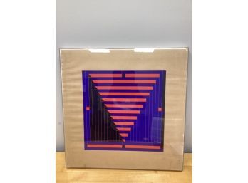 1971 Williams 'proof' Abstract Framed Wall Decor