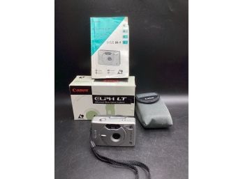 Canon ELPH LT IX 240 APS Advanced Photo System Camera, Pouch & Original Box