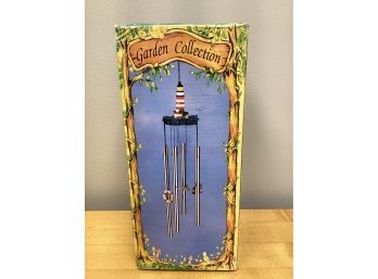 Three Hands Corp. Garden Collection Lighthouse Wind Chime - In Original Box
