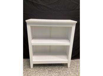 White Composite 2 Shelf Bookcase