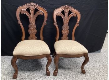 Bernhardt Furniture Co. Fabric Seat Chairs - Set Of 2