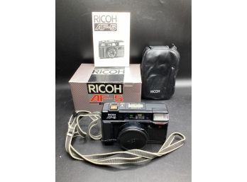 Ricoh AF-5 35mm Film Camera Point & Shoot In Original Box With Manual