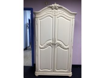 Cream Armoire 2-door Cabinet