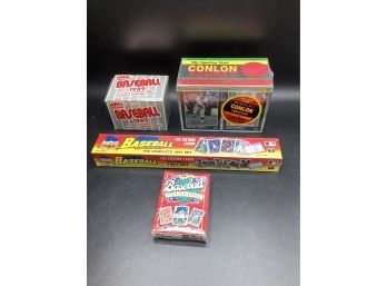 1989 Fleer, 1991 Topps, 1991 Baseball Cards, 1992 Mega Cards - Set Of 4 Assorted Boxes - New Sealed