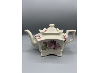Royal Crownford Floral Pattern Ceramic Teapot - Made In England