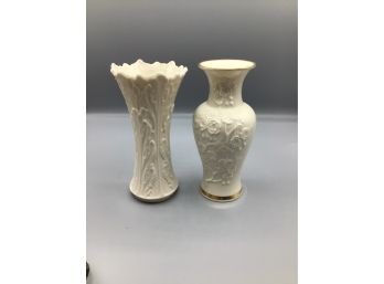 Lenox Porcelain Bud Vases - 2 Total