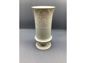 Lenox Porcelain Autumn Leaf Pattern Vase