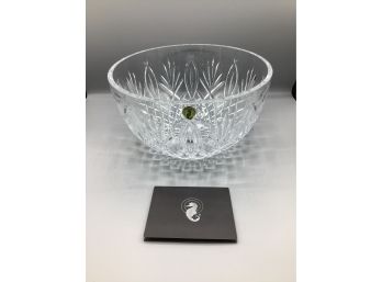 Waterford Granville 10 INCH Crystal Bowl - Artist Signed - Jorge Perez