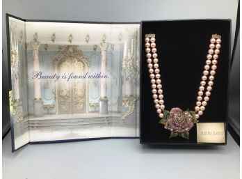 Heidi Daus Disney Beauty And The Beast Collection Costume Jewelry Necklace - Box Included