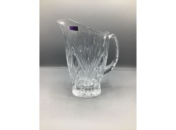 Marquis By Waterford Crystal Newberry Pitcher With Handle