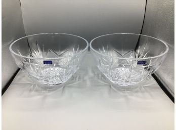Marquis By Waterford Crystal Serving Bowls - 2 Total