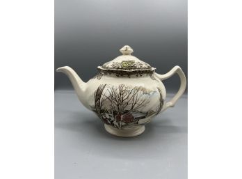 Johnson Brothers - The Friendly Village - Ceramic Teapot - Made In England