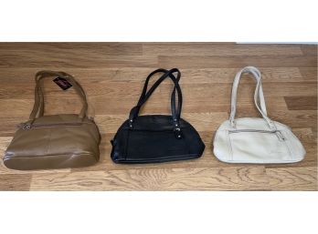 Stone Mountain Woman's Leather Handbags - 3 Total