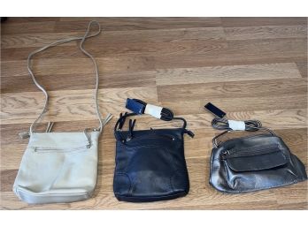 Stone Mountain Womans Leather Handbags - 3 Total