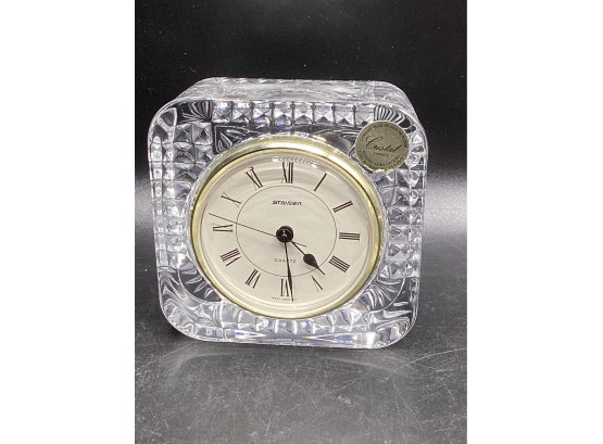 Staiger Cristal Genuine Lead Crystal Battery Operated Clock