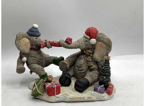 Tuskers 'Christmas Day' Hand Painted Figurine