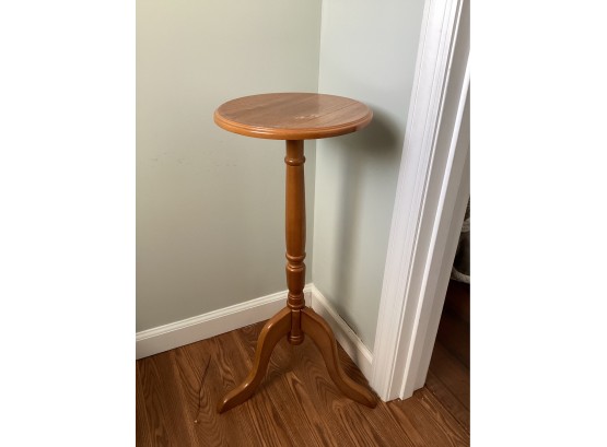 Wood Round Plant Stand
