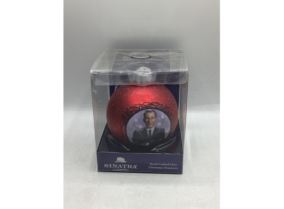 Kurt S. Adler Frank Sinatra Hand Crafted Glass Christmas Ornament - New In Box