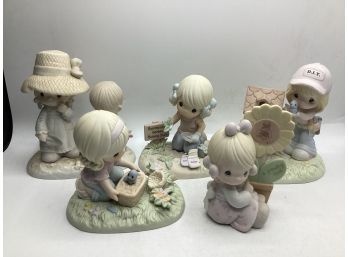 Precious Moments Figurines - Set Of 5