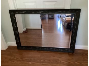 Black Framed Rectangular Wall Mirror