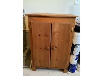 Compact Pine  2-door Cabinet Can Paint Different Color