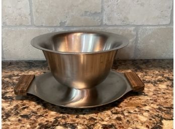 Interpur 18-8 Stainless Steel Attached Handled Gravy Boat