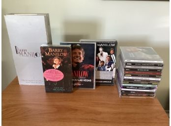 Barry Manilow CD's, Box Set, VHS - Assorted Set