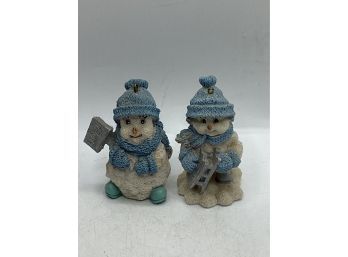 The Encore Group Inc. Snowmen Figurines - Set Of 2